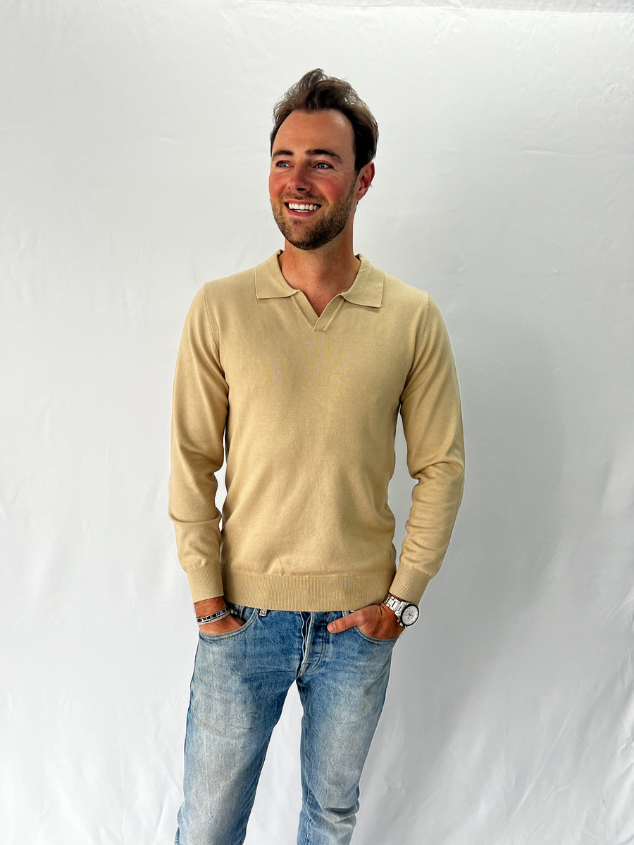 Polo met lange mouwen