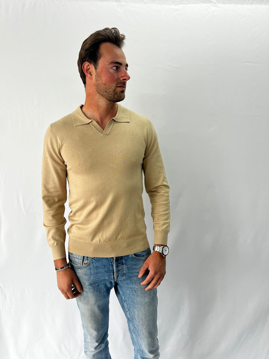 Polo met lange mouwen